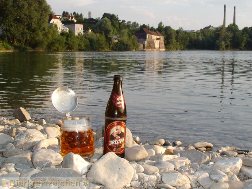 Foto eines Bieres der Marke Breznak Original Bhmisch Pils aus der Brauerei Pivovar Vlke Brezno