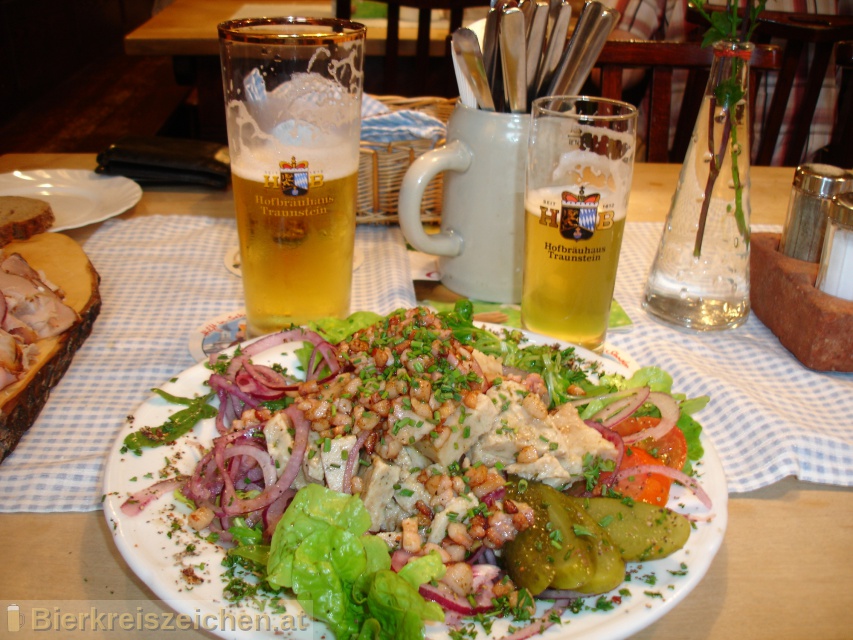 Foto eines Bieres der Marke Hofbru Helles aus der Brauerei Hofbruhaus Traunstein