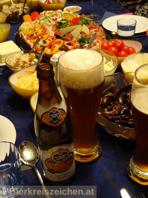 Foto eines Bieres der Marke TAP7 - Unser Original (Schneider Weisse Original) aus der Brauerei Schneider Weisse