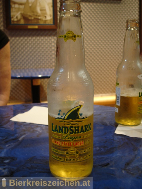 Foto eines Bieres der Marke Land Shark Lager aus der Brauerei Anheuser-Busch