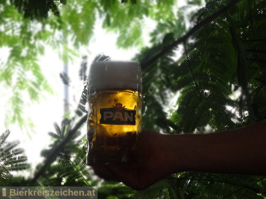 Foto eines Bieres der Marke Pan Lager aus der Brauerei Carlsberg Croatia d.o.o.
