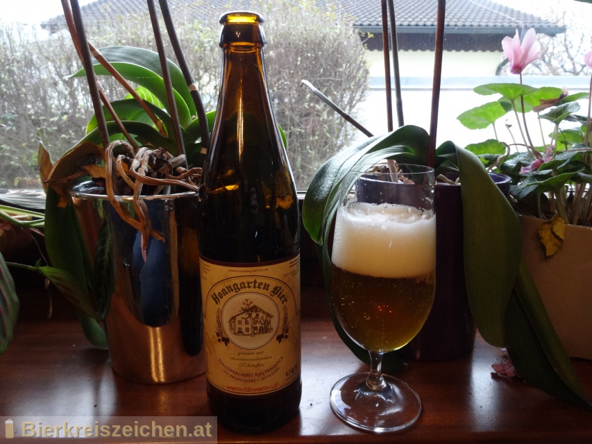 Foto eines Bieres der Marke Hoangartenbier aus der Brauerei Brauerei Kaltenbck