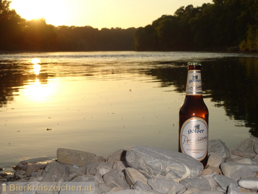 Foto eines Bieres der Marke Golser Premium aus der Brauerei Pannonia Brauerei Gols