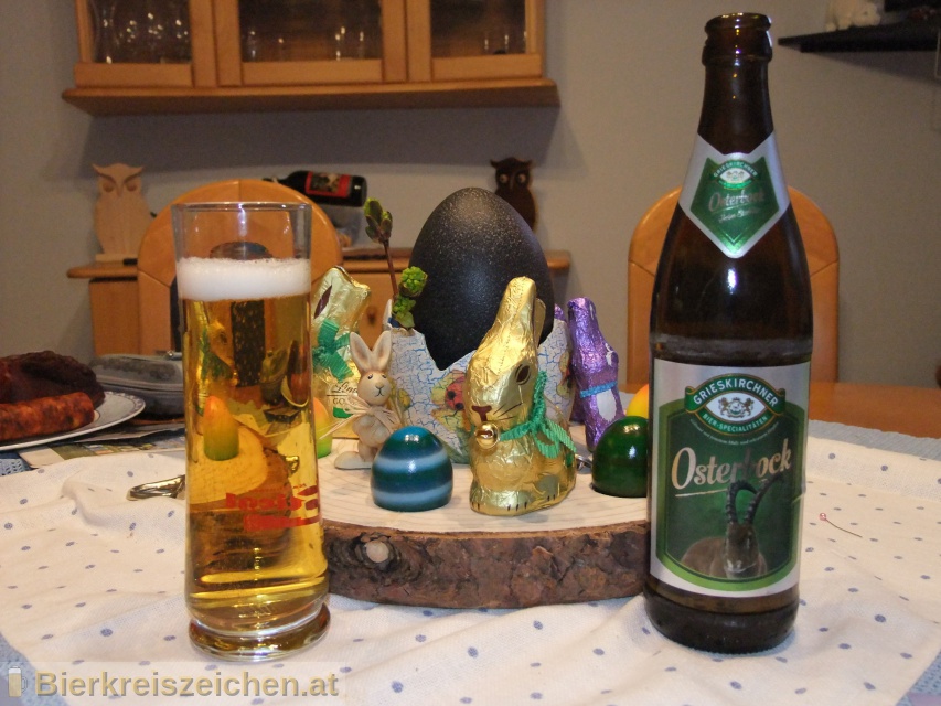 Foto eines Bieres der Marke Grieskirchner Osterbock aus der Brauerei Brauerei Grieskirchen