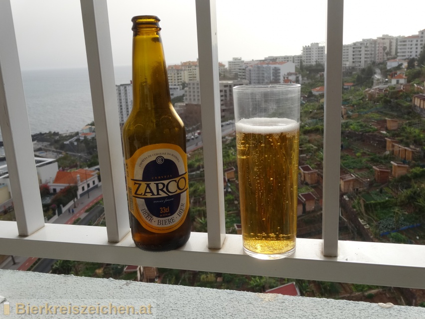 Foto eines Bieres der Marke Zarco Cerveja aus der Brauerei Empresa de Cervejas da Madeira