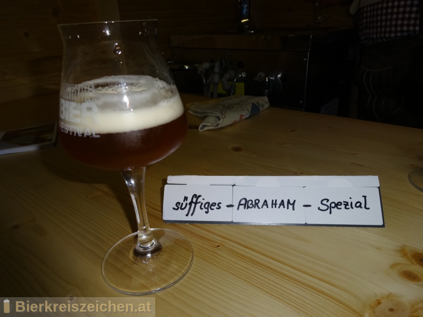 Foto eines Bieres der Marke Abraham Spezial aus der Brauerei Abraham Bru