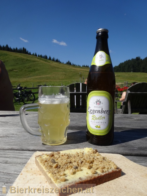 Foto eines Bieres der Marke Radler aus der Brauerei Schloss Eggenberg