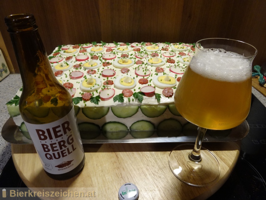 Foto eines Bieres der Marke Bio Bergquell - tscher:Reich aus der Brauerei Bruckners Erzbru