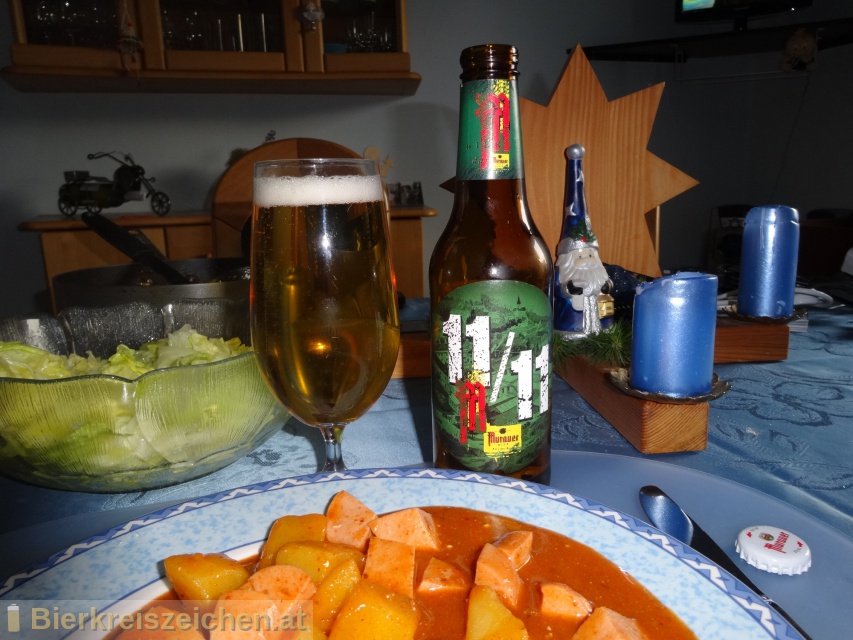 Foto eines Bieres der Marke Murauer 11/11 aus der Brauerei Brauerei Murau