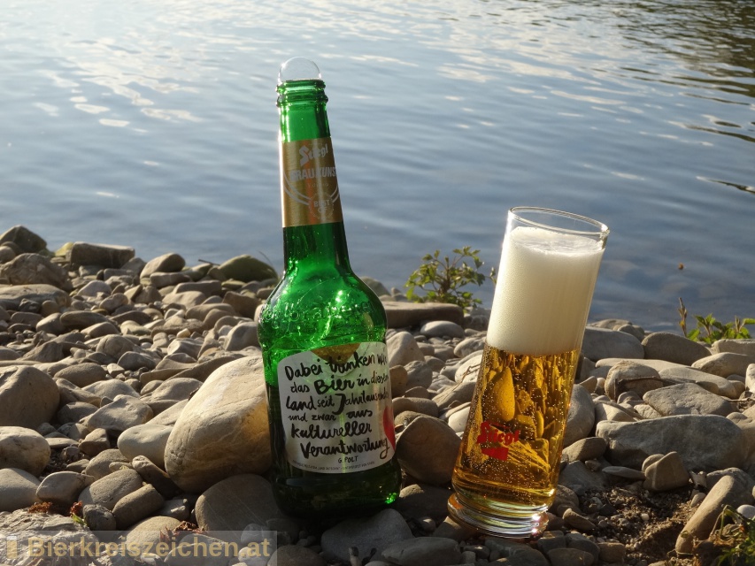 Foto eines Bieres der Marke Stiegl Braukunst aus der Brauerei Stieglbrauerei