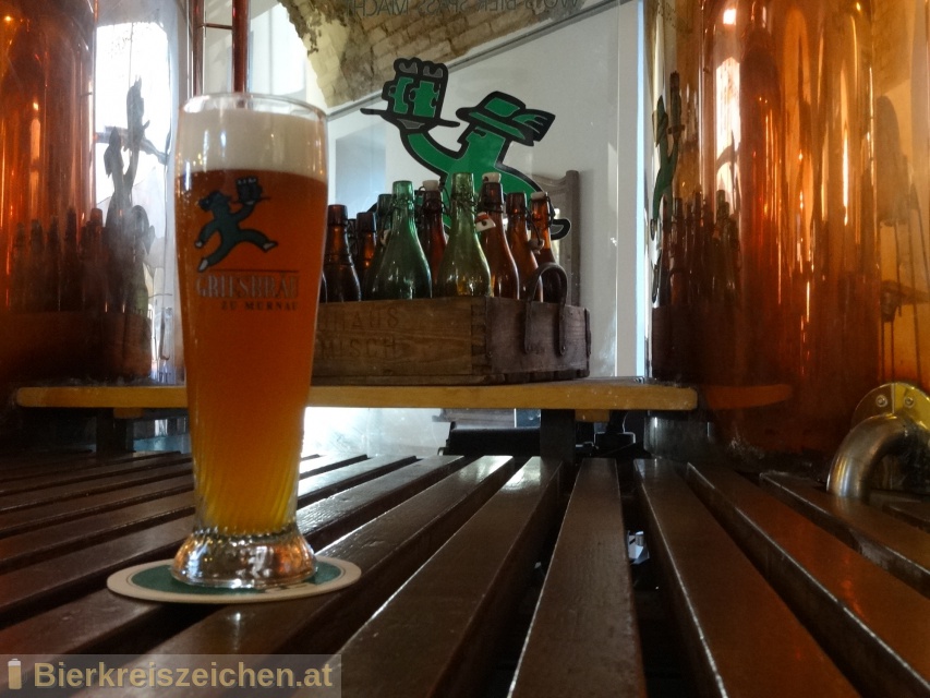 Foto eines Bieres der Marke Griesbru Weisse aus der Brauerei Griesbru zu Murnau
