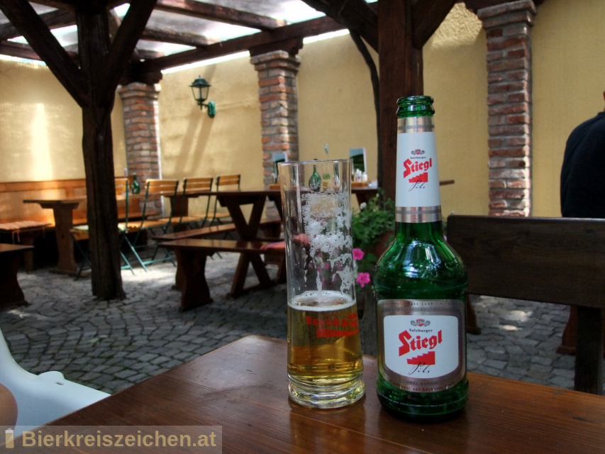 Foto eines Bieres der Marke Stiegl Pils aus der Brauerei Stieglbrauerei