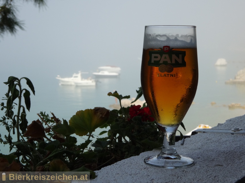 Foto eines Bieres der Marke Pan Lager aus der Brauerei Carlsberg Croatia d.o.o.