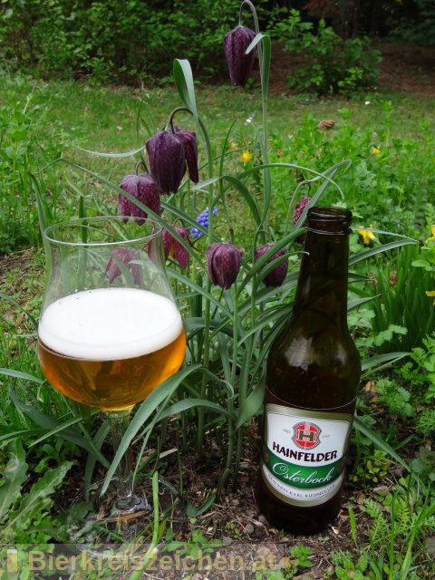 Foto eines Bieres der Marke Hainfelder Osterbock aus der Brauerei Brauerei Hainfeld