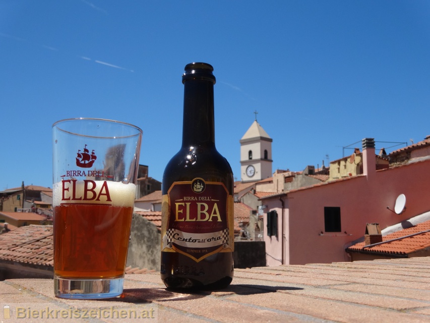 Foto eines Bieres der Marke Cento all ora (Summer IPA) aus der Brauerei Birra dell'Elba