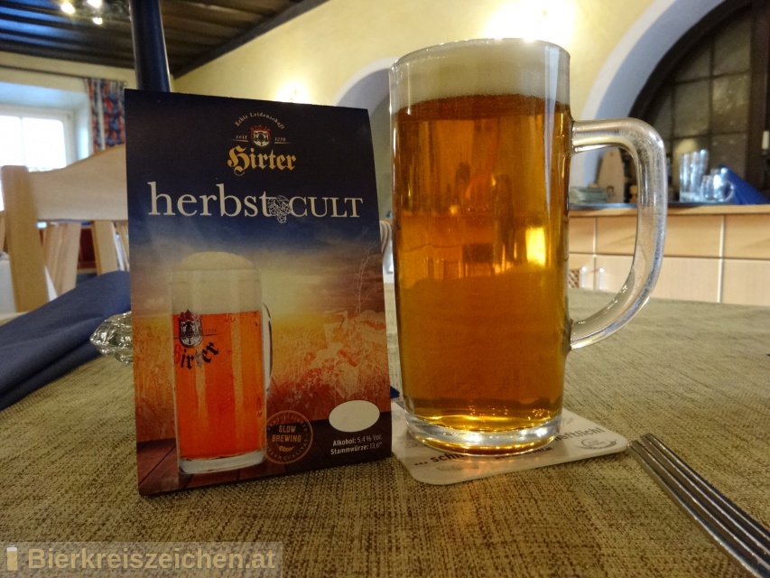 Foto eines Bieres der Marke Hirter herbstCULT aus der Brauerei Brauerei Hirt
