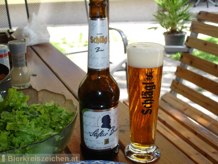 Foto eines Bieres der Marke Schlägl Stifter Bier aus der Brauerei Stiftsbrauerei Schlägl