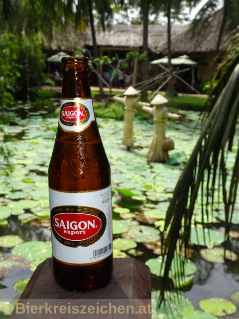 Foto eines Bieres der Marke Bia Saigon Export aus der Brauerei Sabeco
