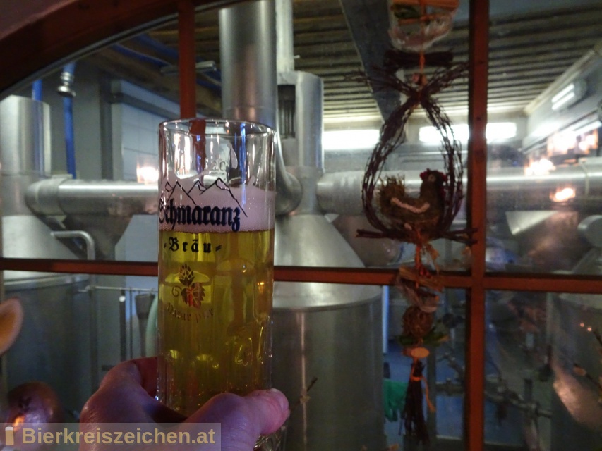 Foto eines Bieres der Marke Schmaranz hell aus der Brauerei Schmaranz - Bru