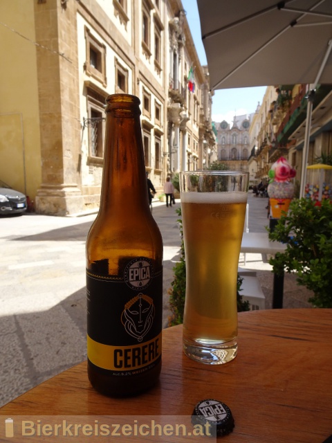 Foto eines Bieres der Marke Cerere Weizen aus der Brauerei Birrifiio Epica SNC
