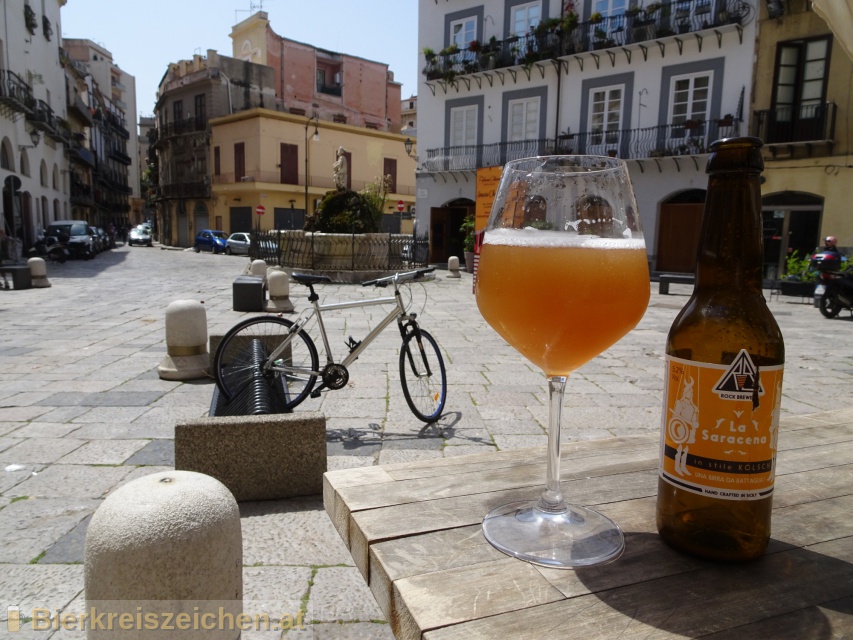 Foto eines Bieres der Marke La Saracena in Stile Klsch aus der Brauerei Rock Brewery SRL