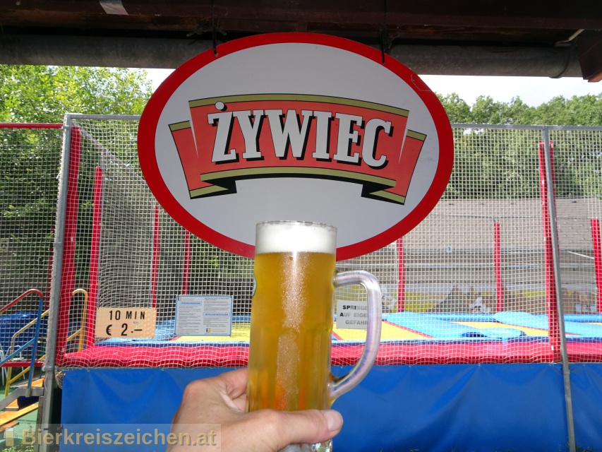 Foto eines Bieres der Marke Żywiec Jasne Pełne - Premium Lager aus der Brauerei Browar Żywiec