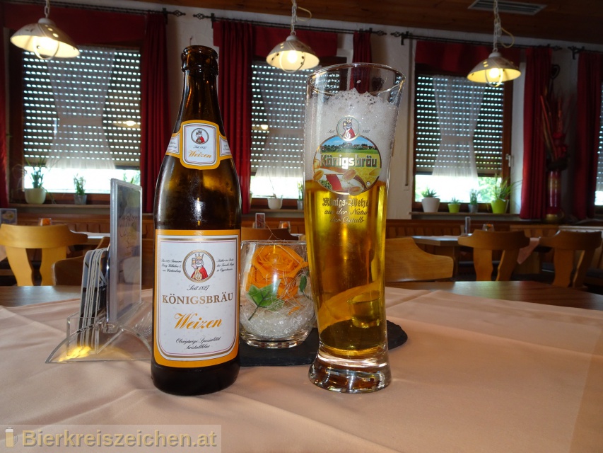 Foto eines Bieres der Marke Knigsbru Weizen aus der Brauerei Knigsbru Majer GmbH & Co. KG 