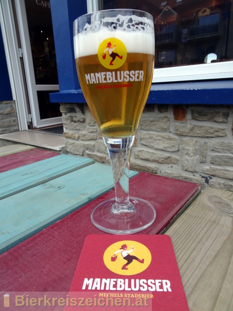 Foto eines Bieres der Marke Maneblusser  Mechels Stadsbier aus der Brauerei Brouwery Het Anker