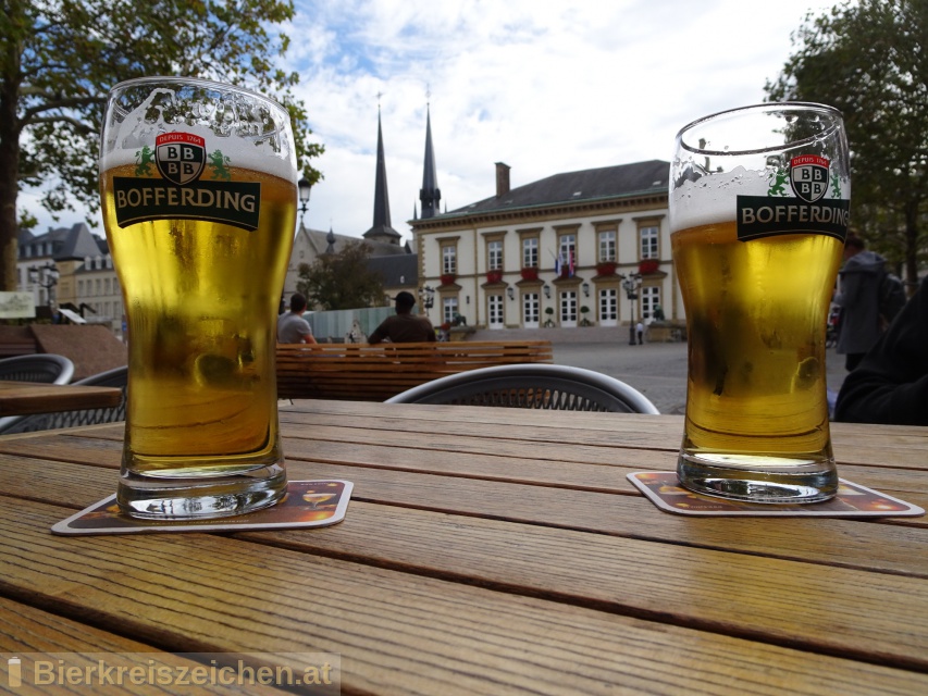 Foto eines Bieres der Marke Bofferding  Hausbier aus der Brauerei Bofferding Brewery