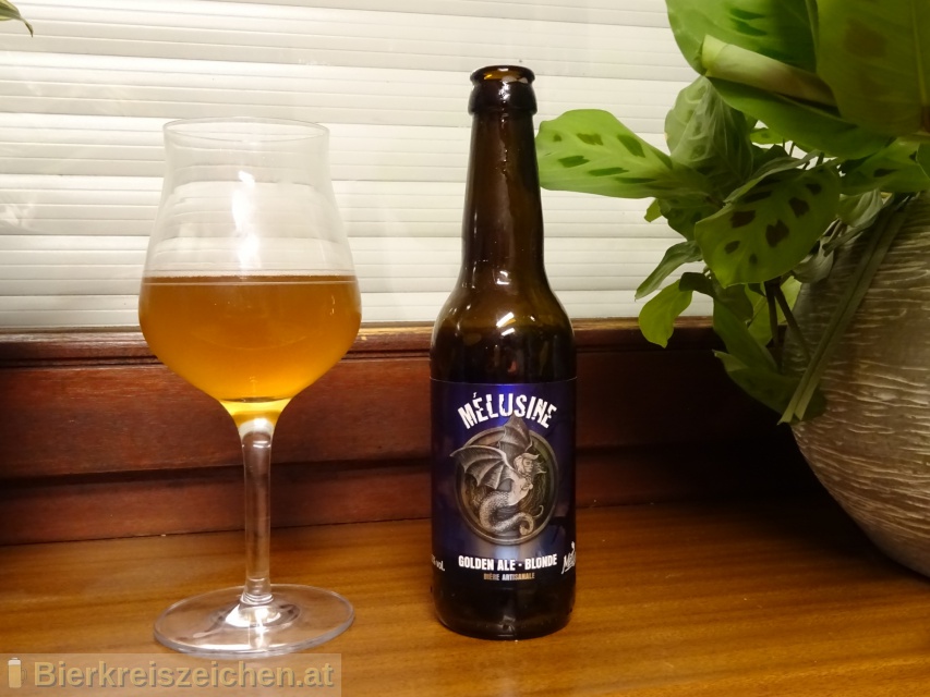 Foto eines Bieres der Marke Mlusine aus der Brauerei Mlusine
