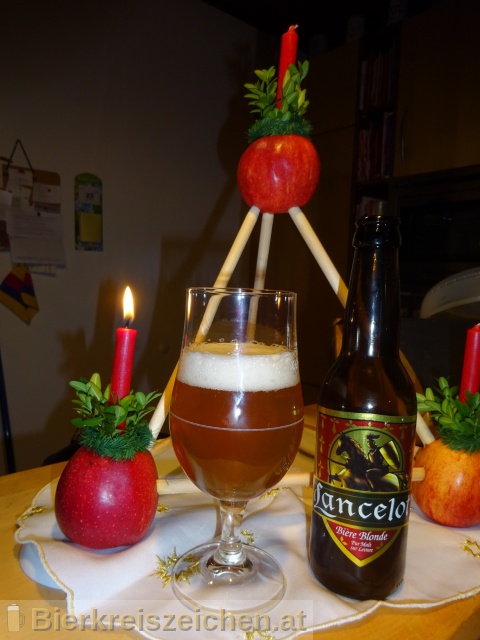 Foto eines Bieres der Marke Lancelot Bire Blonde aus der Brauerei Brasserie Lancelot