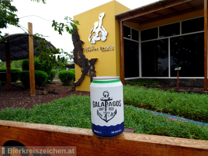 Foto eines Bieres der Marke Galapagos Craft Beer aus der Brauerei Santa Cruz Brewery
