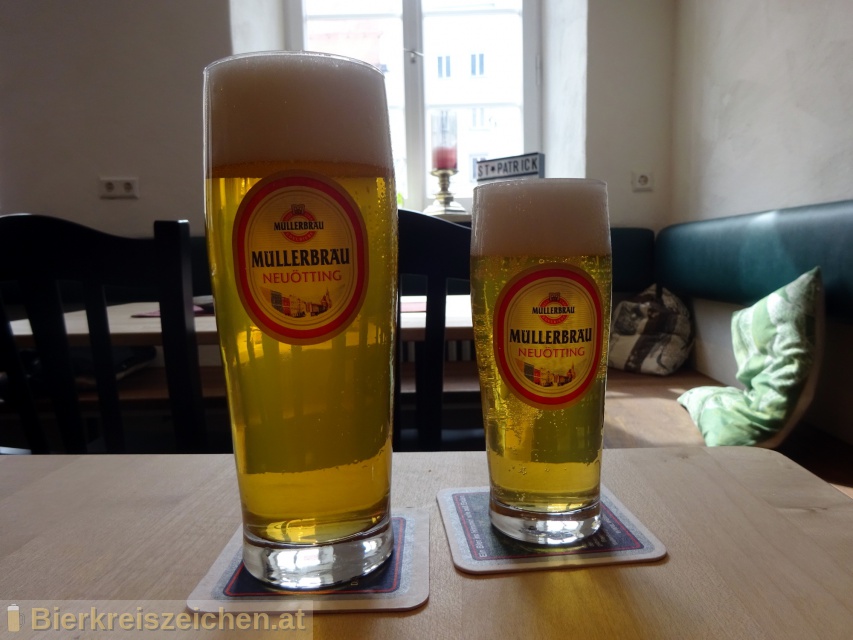 Foto eines Bieres der Marke Kellerbier aus der Brauerei Mllerbru Neutting