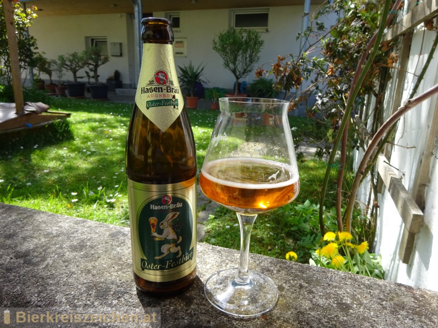 Foto eines Bieres der Marke Oster Festbier aus der Brauerei Hasen-Bru