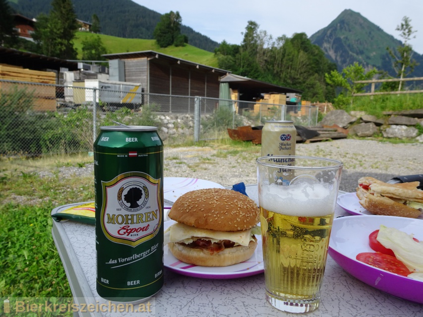 Foto eines Bieres der Marke Mohren Export aus der Brauerei Mohrenbrauerei