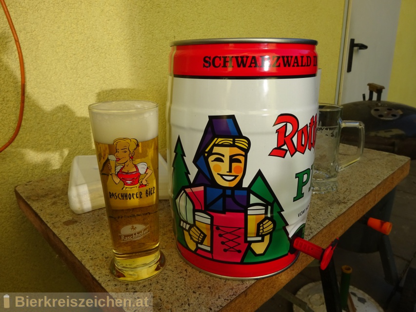 Bierbild mit Bierfass