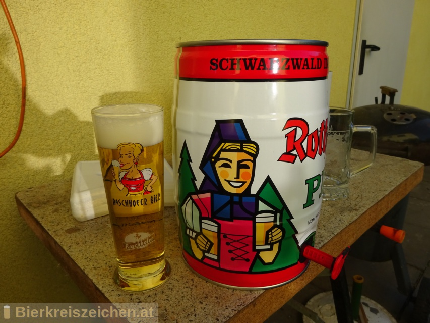 Foto eines Bieres der Marke Rothaus Pils aus der Brauerei Badische Staatsbrauerei Rothaus AG