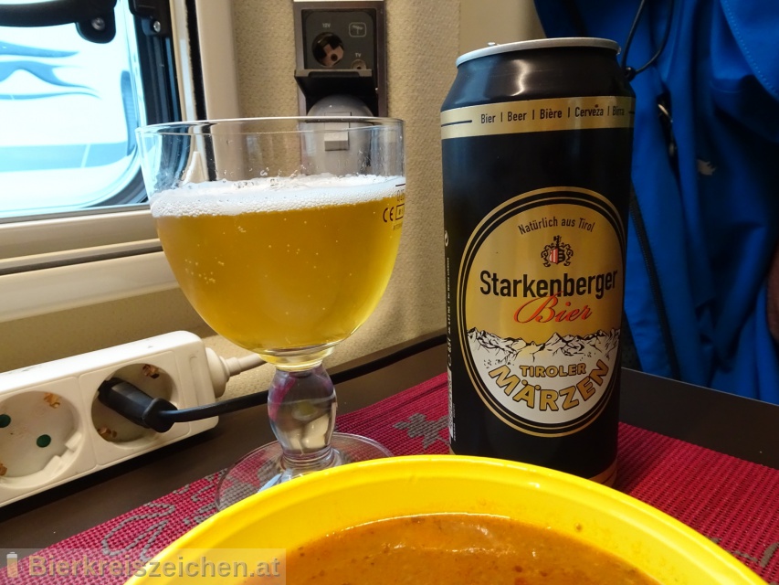 Foto eines Bieres der Marke Starkenberger Tiroler Mrzen aus der Brauerei Brauerei Schloss Starkenberg