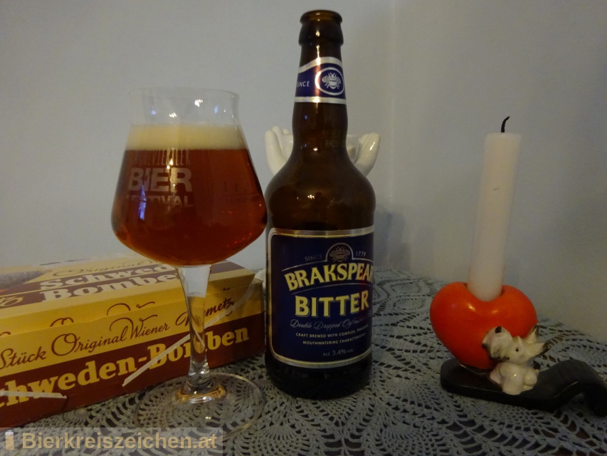 Foto eines Bieres der Marke Bitter aus der Brauerei Brakspear Brewery