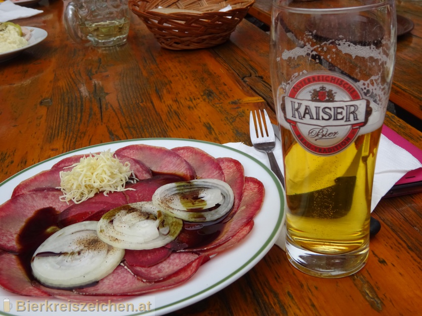 Foto eines Bieres der Marke Kaiser Bier Premium aus der Brauerei Brauerei Wieselburg