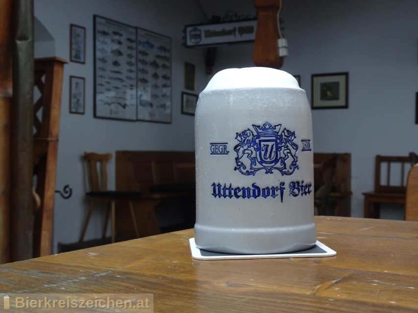 Foto eines Bieres der Marke Uttendorfer Kellerbier aus der Brauerei Brauerei Vitzthum