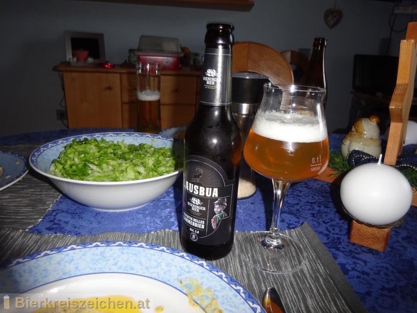 Foto eines Bieres der Marke Lausbua - Schankbier aus der Brauerei Wieninger Bier