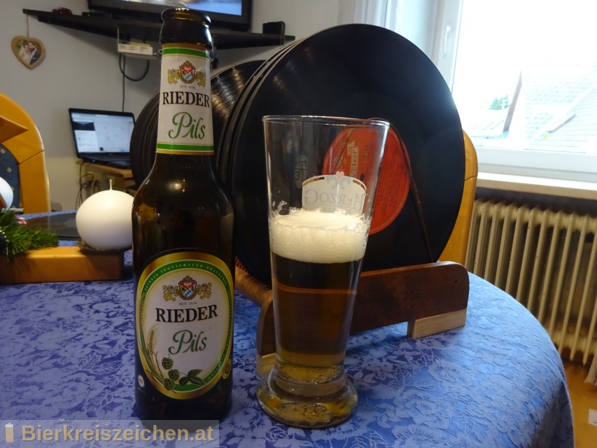 Foto eines Bieres der Marke Rieder Pils aus der Brauerei Brauerei Ried