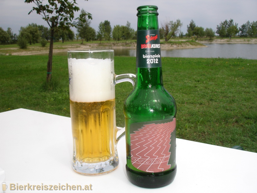 Foto eines Bieres der Marke Stiegl Braukunst aus der Brauerei Stieglbrauerei