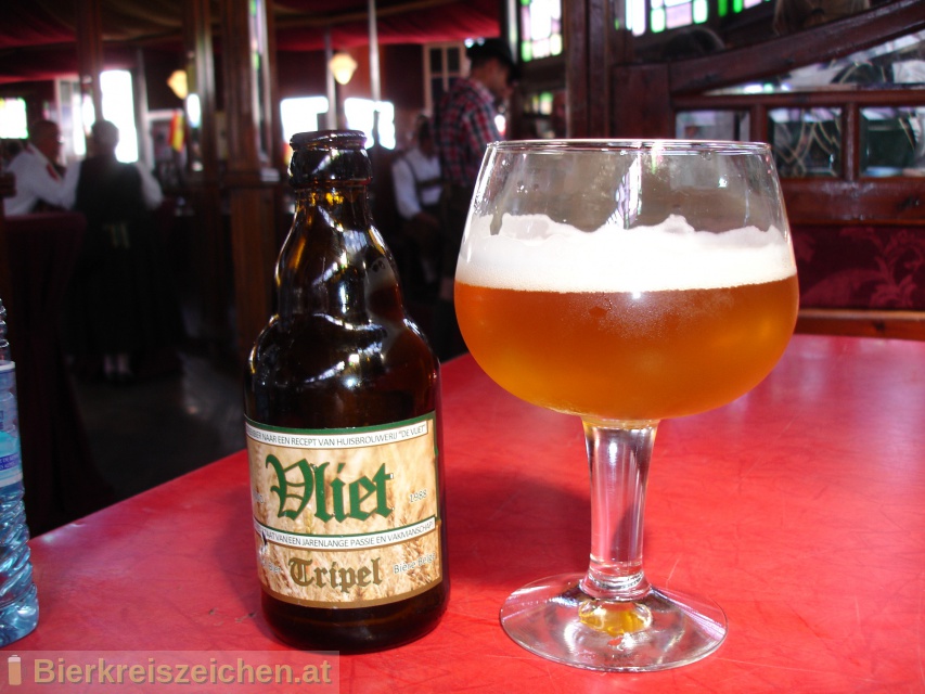 Foto eines Bieres der Marke Vliet Tripel aus der Brauerei Huisbrouwerij de Vliet