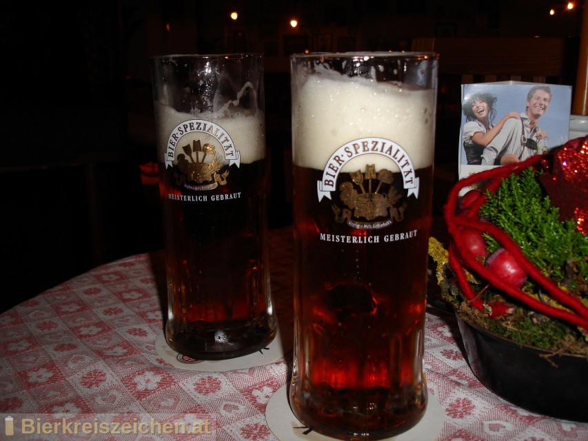 Foto eines Bieres der Marke Gösser Barbarabier aus der Brauerei Brauerei Göss