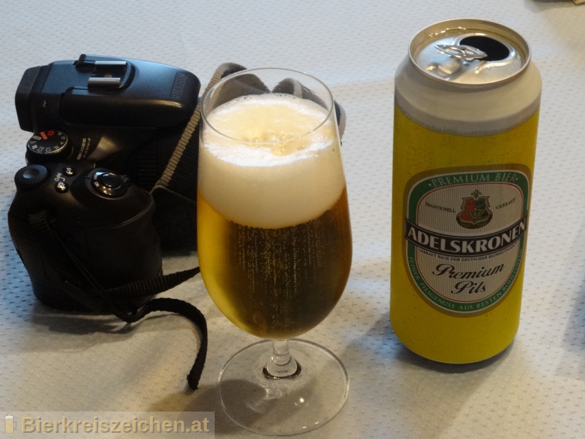 Foto eines Bieres der Marke Adelskronen Premium Pils aus der Brauerei Brauerei Braunschweig