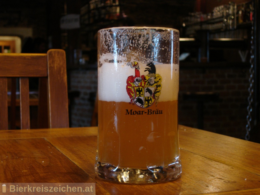 Foto eines Bieres der Marke Moarbru Helles aus der Brauerei Hofbrauerei Moarbru