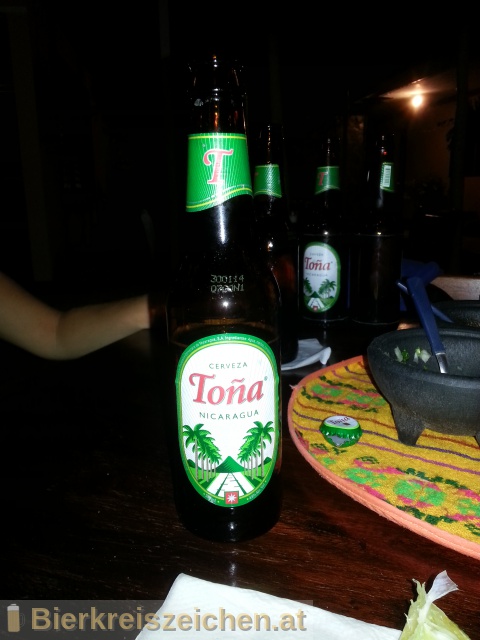 Foto eines Bieres der Marke Toa aus der Brauerei Compaa Cervecera de Nicaragua