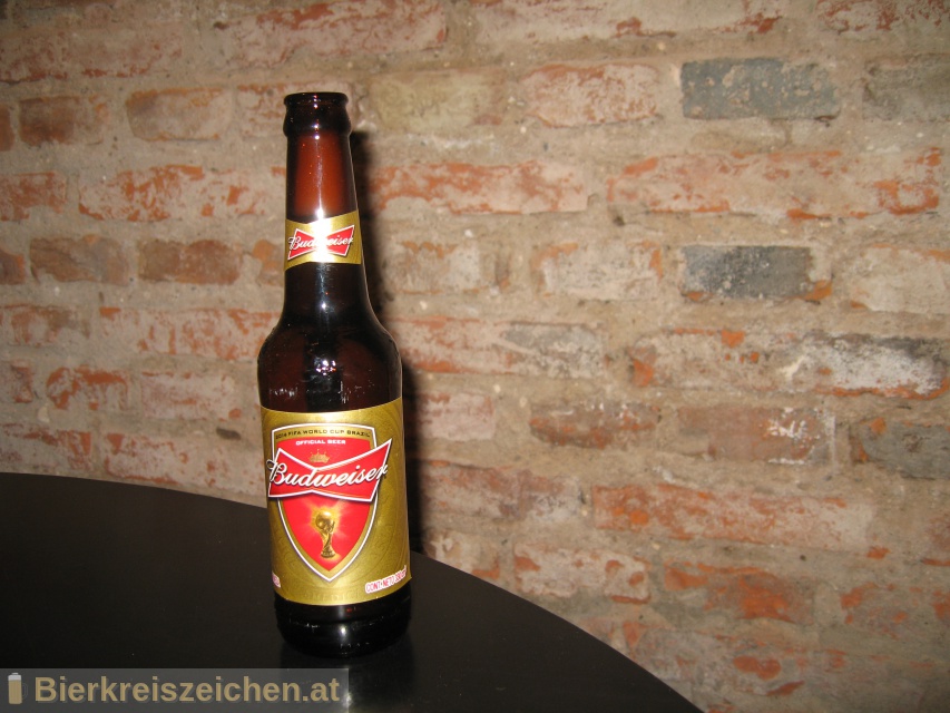 Foto eines Bieres der Marke Anheuser-Busch - Budweiser / Bud aus der Brauerei Anheuser-Busch